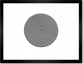 Poszterek keretben 40x30 Absztrakt fekete-fehér