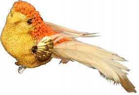 Madárka Csat Arany Narancssárga 17cm