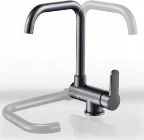 Konyhai csaptelep Gun Grey Gina Ablak Alatt Összecsukható konyhai csaptelep