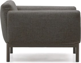 Szürke párnázott kerti fotel Sorells – Kave Home