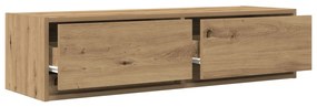 TV szekrény Artisan tölgy 100x31x25,5 cm mérnöki fa