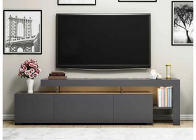 Design TV asztal Calissa 192 cm antracit