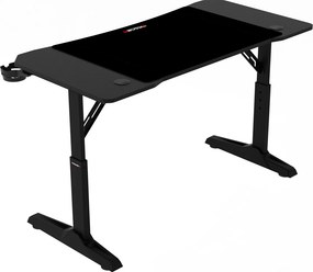 NERO karbon gamer asztal 160 × 60 cm