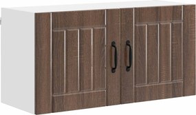 vidaXL Konyhaszekrény Barna Tölgy 80 x 31 x 40 cm Faanyag