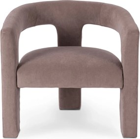Design Fotel sötét bézs színben. LILLE
