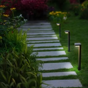 Zuma Line PT33813 - GRID LED napelemes lámpa 4,5W, 2000 mAh, IP44 fekete