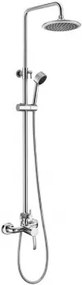 Luka zuhanyoszlop csapteleppel, fej és kézizuhannyal, állítható magassággal, kr (LK139)