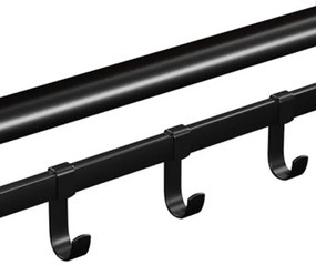 Fali fogas polccal NATE barna/fekete