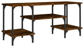 füstös tölgy színű szerelt fa TV-szekrény 102 x 35 x 45,5 cm