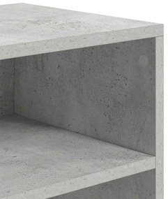 könyvszekrény betonszürke 60x30x71,5 cm szerelt fa