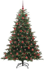 Mű karácsonyfa 300 LED-del Zöld 180 cm PVC és Fém és Műanyag