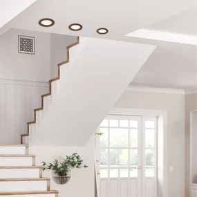 LED mennyezeti lámpa WOODY SPOT LED/12,5W/230V 3000K cseresznye Ø16 cm