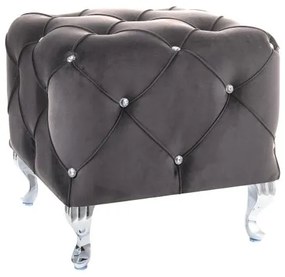 Hestia négyzet alakú szék, szürke / ezüst