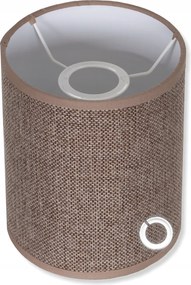 Lámpabúra Lenvászon Barna Szövet 20 cm x 25 cm Csillár lámpa e14 e27