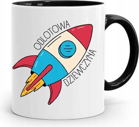 Fekete Bögre Lányoknak Izgalmas Lány nyomott mintával