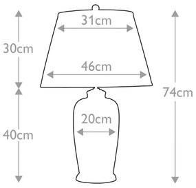 Elstead BLACKBIRDS-TL - Asztali lámpa BLACK BIRDS 1xE27/60W/230V