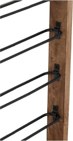 Barna fali bortartó polcos állvány, palackok száma 6 Sorrento – Light &amp; Living