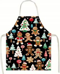 Konyhai kötény karácsonyi kötény ajándék 1 db