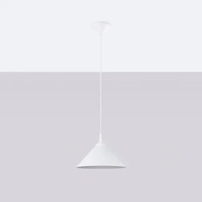 Sollux SL.1325 - Csillár zsinóron ZUMA 1xE27/15W/230V átm. 30 cm fehér