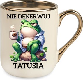 Bögre Elegáns Bézs Ajándék Apák Napja Születésnap Ünnepek Csomagolás