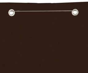 barna oxford-szövet erkélyparaván 80 x 240 cm