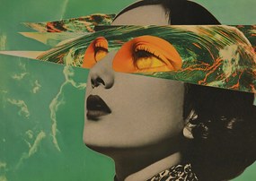 Poszter 84x59,5cm Kivágott szemek tekintete