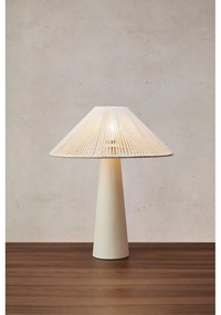 Bézs asztali lámpa textil búrával (magasság 50 cm) Favoro – Markslöjd