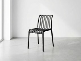 Műanyag szék TREGO, antracit színű