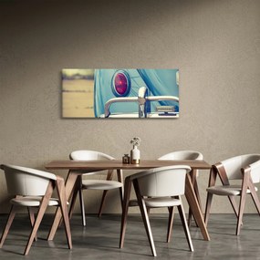 A türkiz veterán képe (120x50 cm)