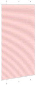 pliszírozott redőny rózsaszín 110x200cm szövetszélesség 109,4cm