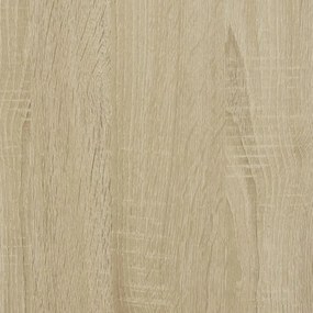 sonoma tölgy kanapéágy fiókkal matrac nélkül 75x190 cm