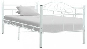 fehér fém kanapéágy-keret 90 x 200 cm