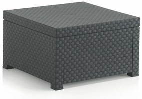 Műrattan kerti dohányzóasztal 56x56 cm – Juinsa