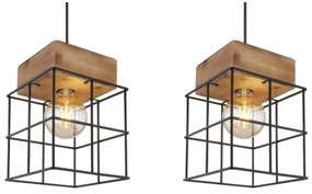 Globo 15530-3H - Csillár zsinóron MERRIL 3xE27/60W/230V