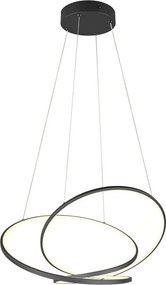 Trio DARVIN 349119132 Függőlámpa 1x52w/led 2300+3000+4000k 6700lm ip20