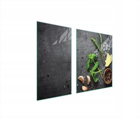 Üveg Tűzhelyvédő Főzőlap 90x52 Pala Edzett Üveg