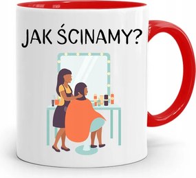 Piros Fodrász Bögre Hogyan Vágjuk Le? Ajándék fényképes nyomattal