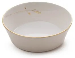 Étkészlet 27 db fehér/arany/porcelán