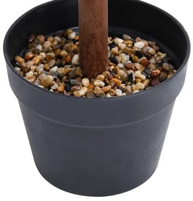 zöld gömbalakú cserepes műpuszpáng 90 cm
