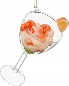 Üveggolyó garnélarák koktél