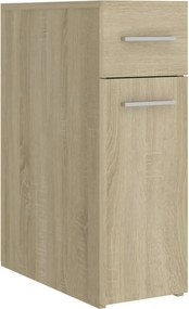 vidaXL sonoma tölgy színű szerelt fa patikaszekrény 20 x 45,5 x 60 cm