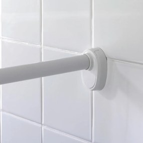 Fehér univerzális sarok zuhanyfüggönyrúd, ø 2,8 cm - Wenko