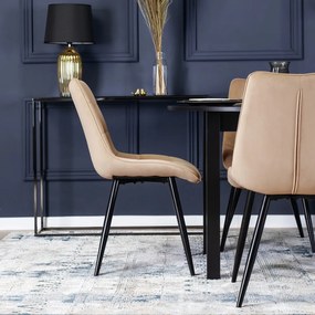 Bézs Bársony Étkezőszék RIO