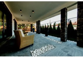 Zambelis E219 - Kültéri spotlámpa 1xGU10/7W/230V IP54 fekete