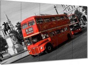 Vászonkép 100x70 Piros busz London