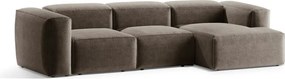 Barna sarokkanapé (jobb oldali-heverő résszel) Bergamo – Cosmopolitan Design