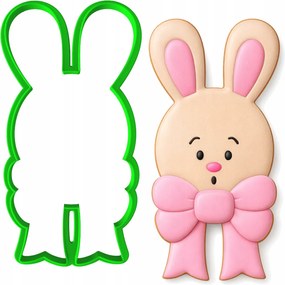 Húsvéti Forma Mézeskalács lyukasztó Húsvéti Nyuszi 12cm