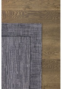 Sötétszürke gyapjú szőnyeg 200x300 cm Linea – Agnella