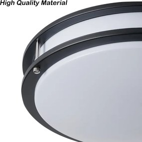 Brilagi - ELARO mennyezeti lámpatest 4xE27/40W/230V, átmérő 41 cm, fekete