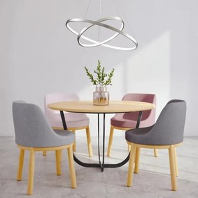 LED Csillár zsinóron LEA LED/35W/230V 4000K átm. 60 cm króm